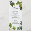 Recherche de vignoble mariage menus De rustique