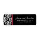 Search for damask glitter return address labels White