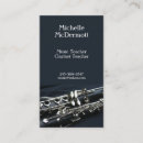 Recherche de clarinette cartes visite Professeur