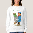 Search for trashed clothing Sesame street