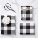 Search for black and white check wrapping paper Plaid