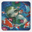 Recherche de poissons koi autocollants Étang de koi