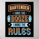 Recherche de serveuse posters Barman