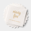 Search for 95th birthday napkins Gold