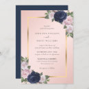 Recherche de blue and gold invitations Floral