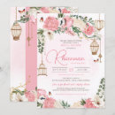 Recherche de cage oiseaux vintage invitations Rose pâle