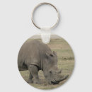 Search for white rhinoceros keychains Africa