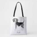 Search for beagle tote bags Black and white