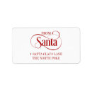 Search for christmas north pole return address labels Santa