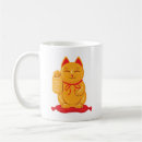 Search for maneki neko mugs Japanese culture