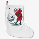 Search for golf christmas stockings Santa