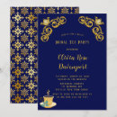 Search for royal tea party invitations Gold