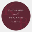 Search for elegant burgundy stickers Modern