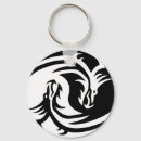 Search for black dragon keychains White