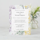 Search for lavender and yellow wedding invitations Green