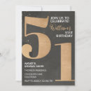 Search for 51st birthday invitations For him