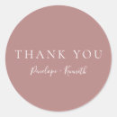 Recherche de thank you mariage autocollants Simple