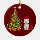 Search for bichon frise ornaments Xmas