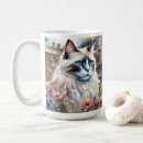 Search for garden cat mugs Watercolor