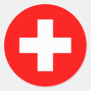 Search for red cross flag stickers Switzerland