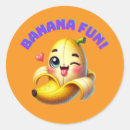 Search for cute yellow banana stickers Cartoon