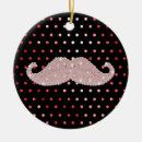 Search for mustache ornaments For her
