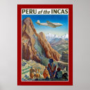 Search for peru vintage travel posters Inca