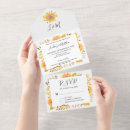 Search for yellow flower wedding invitations Sunflower