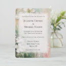 Search for tropical flowers wedding invitations Green