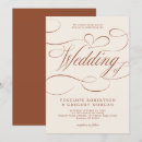 Search for western boho wedding invitations Terracotta