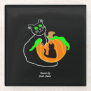 Recherche de chat halloween dessous de verres Automne