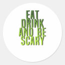 Search for eat drink and be scary stickers Witch