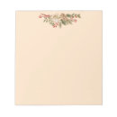 Search for christmas personal stationery Floral