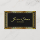 Search for gold background business cards Black