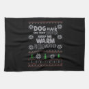 Search for funny christmas tea towels Dogs
