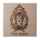 Recherche de lion carreaux Brun