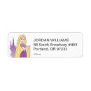 Search for disney princess return address labels Rapunzel