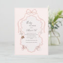 Search for ballerina baby shower invitations Elegant