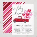 Search for red heart invitations A little sweetheart