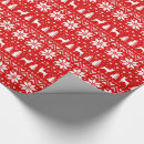 Search for fox christmas wrapping paper Red