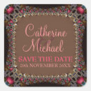 Search for lace save the date stickers Vintage