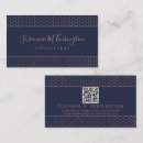 Search for navy blue and gold business cards Geometric