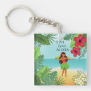 Search for aloha keychains Hula girl