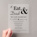 Search for we got married wedding invitations Elopement party