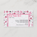 Recherche de motif textile cartes visite Couture