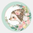 Search for hedgehog stickers Woodland animals
