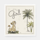 Search for its a girl napkins Safari