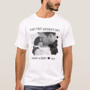 Search for first fathers day tshirts New father