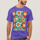 Search for psychedelic flowers tshirts Colourful
