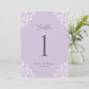 Search for lavender table cards Elegant